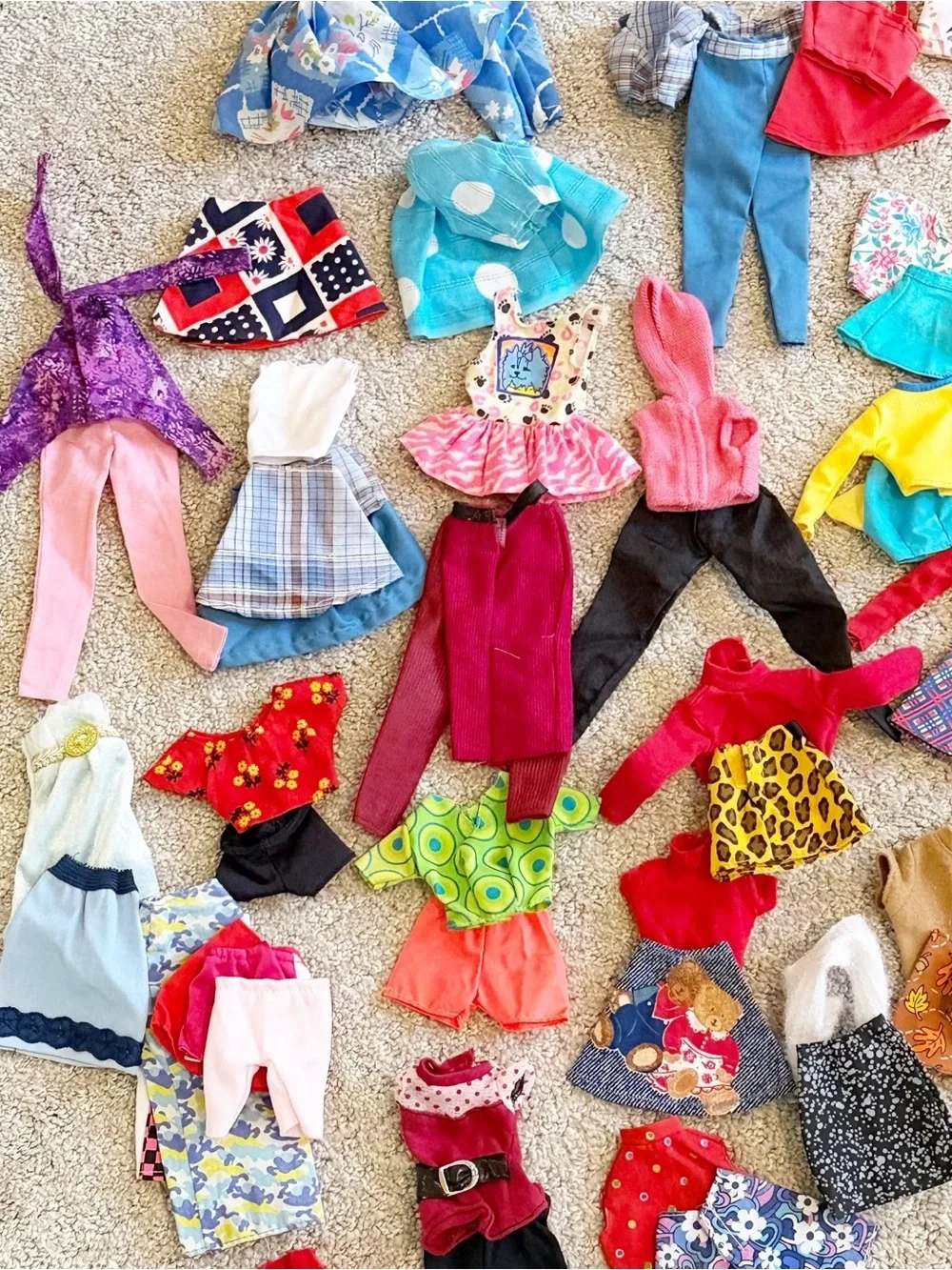 Vintage Barbie Doll Clothing Lot Clone Mommy Made 60’s/70’s/80s Handmade Outfits